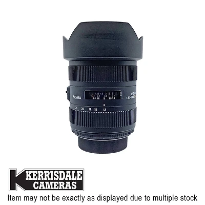 Sigma-Used 12-24mm F4.5-5.6 DG - Good Condition - Nikon FX Mount - Used # 587.19330600X