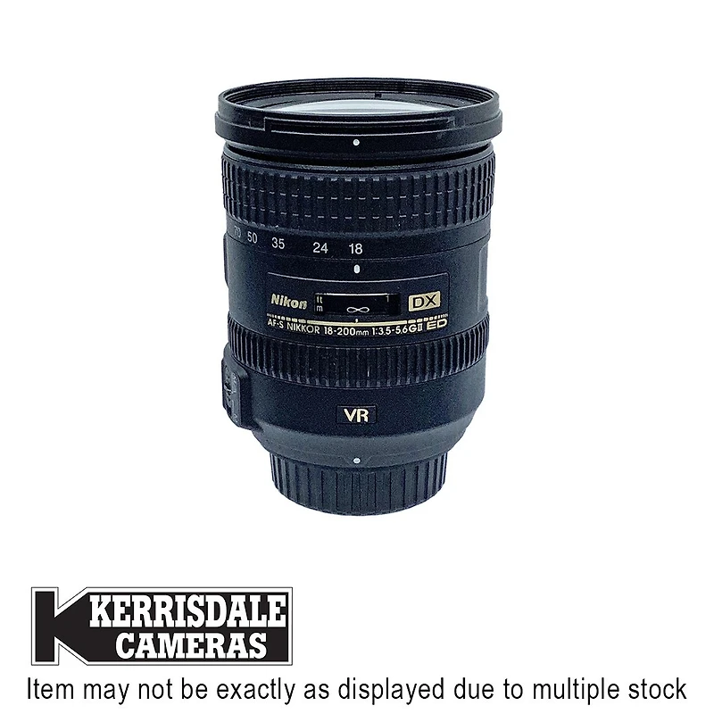 Nikon-Used 18-200mm F3.5-5.6 VR II AFS - Good Condition – Nikon DX Mount – Used # 587.25A18200V2