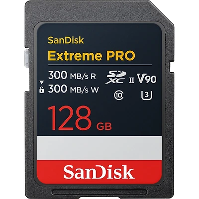 Sandisk Extreme PRO SDXC UHS-II Card - V90 - 128GB