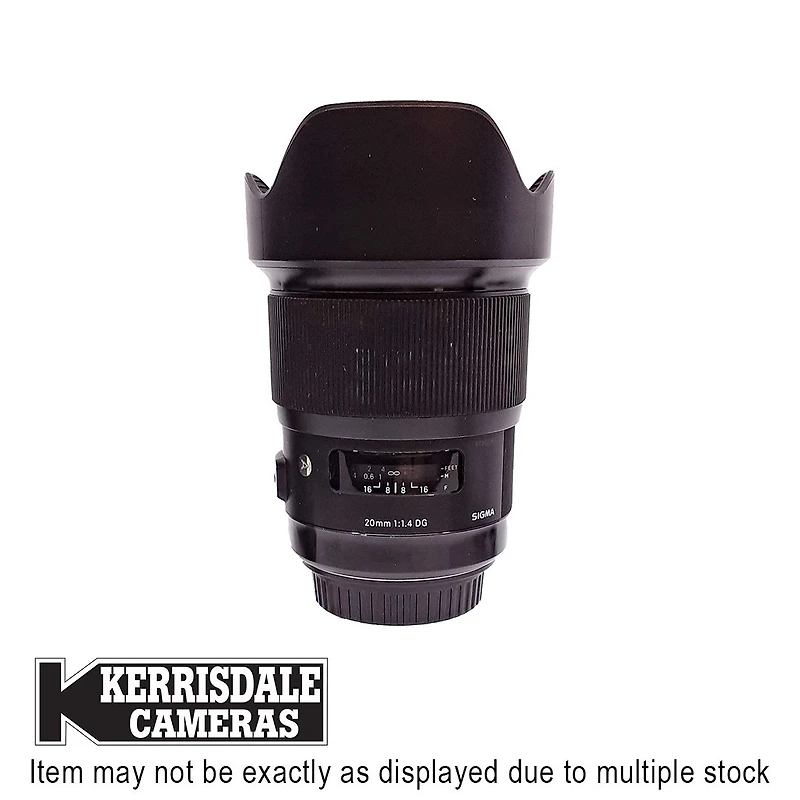 Sigma-Used 20mm F1.4 ART – Good Condition - Canon EF Mount – Used # 587.156A20S