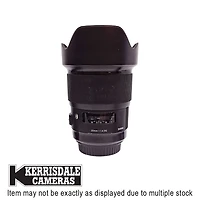 Sigma-Used 20mm F1.4 ART – Good Condition - Canon EF Mount – Used # 587.156A20S
