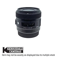 Sigma-Used 30mm F1.4 ART Lens – Good Condition - Canon EFS Mount – Used # 587.156A30ART