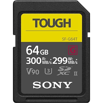 Sony 64GB SF-G Tough Series UHS-II SDXC Memory Card