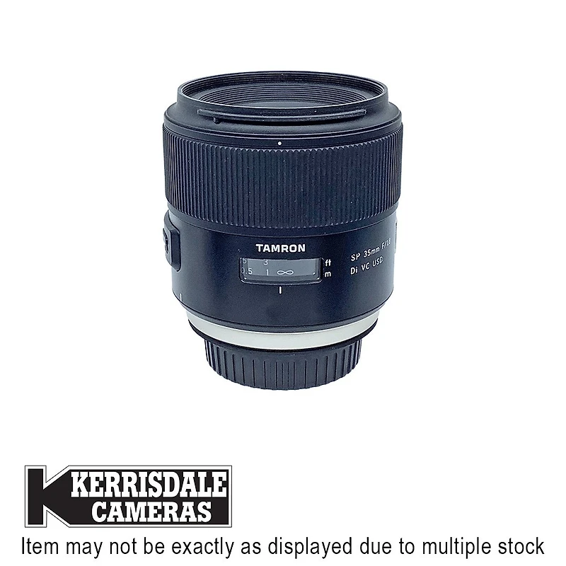 Tamron-Used 35mm F1.8 VC SP USD Di Lens - Good Condition – Canon EF Mount – Used # 587.156A35T