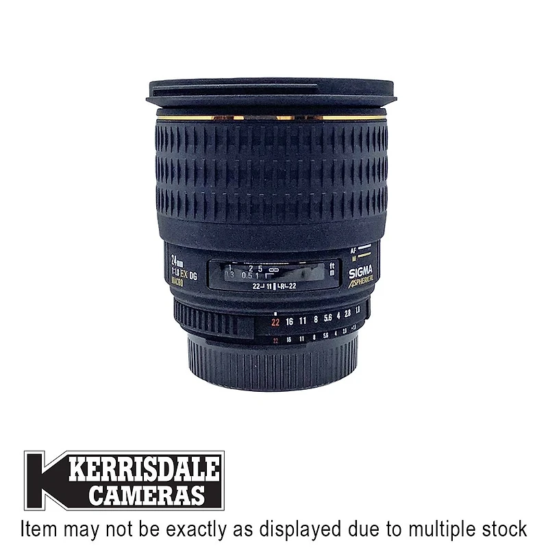 Sigma-Used 24mm F1.8 EX DG Lens – Nikon FX Mount  – Used # 587.20007703X