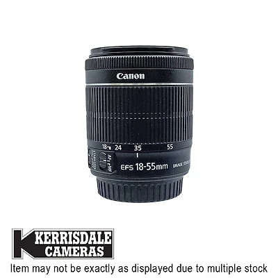 Canon-Used 18-55mm F3.5 or F4-5.6 IS STM - Good Condition - Canon EFS Mount - Used # 587.156A1855STM