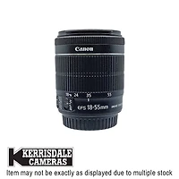Canon-Used 18-55mm F3.5 or F4-5.6 IS STM - Good Condition - Canon EFS Mount - Used # 587.156A1855STM