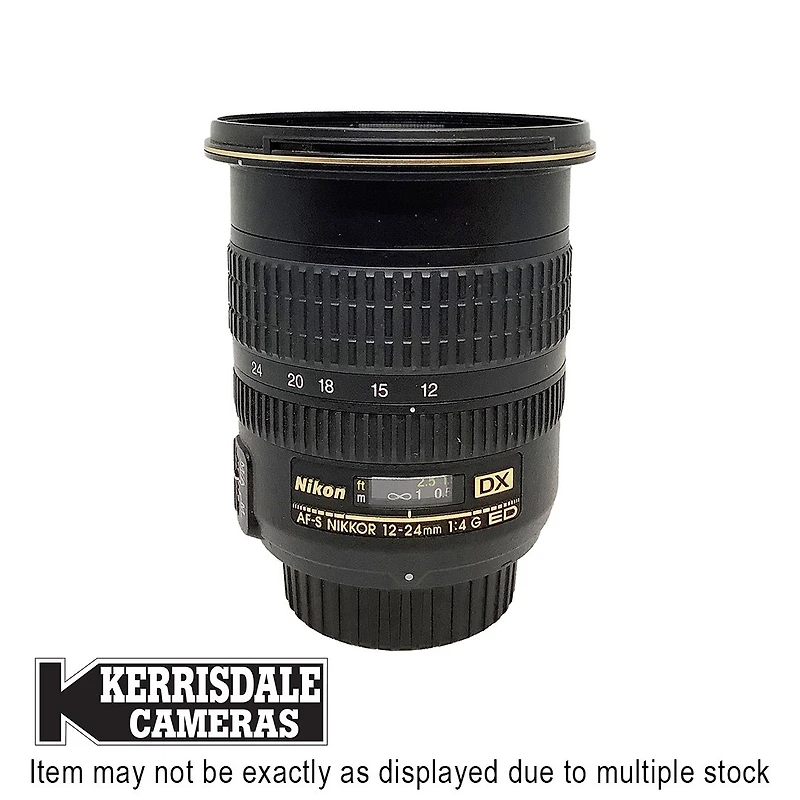 Nikon-Used 12-24mm F4 AFS Lens – Good Condition - Nikon DX Mount – Used # 587.25A1224