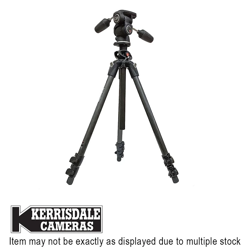 Manfrotto-Used 190CXPRO3 Tripod With 804RC2 Head - Carbon Fiber - Good Condition – Used # 587.20807700X