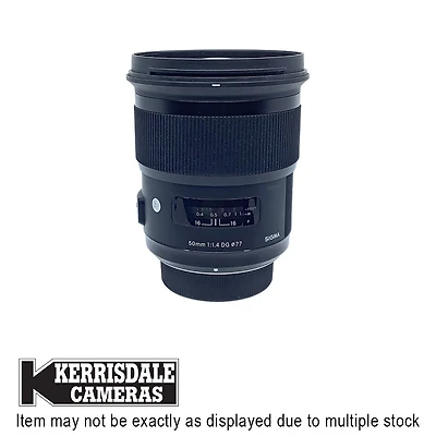 Sigma-Used 50mm F1.4 ART DG HSM - Fair Condition: Spec in Lens - Nikon FX Mount – Used # 587.18226102