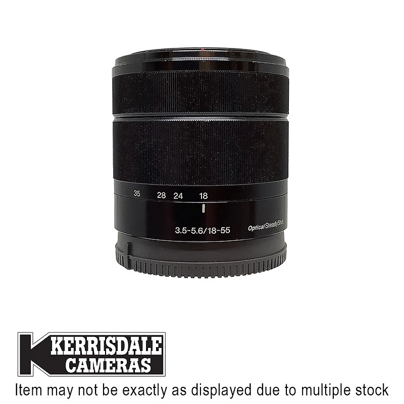 Sony-Used 18-55mm F3.5-5.6 OSS (Black) - Good Condition - Sony E Mount - Used # 587.575A1855OSSB