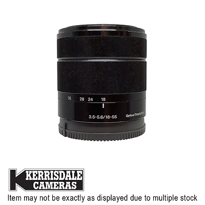 Sony-Used 18-55mm F3.5-5.6 OSS (Black) - Good Condition - Sony E Mount - Used # 587.575A1855OSSB
