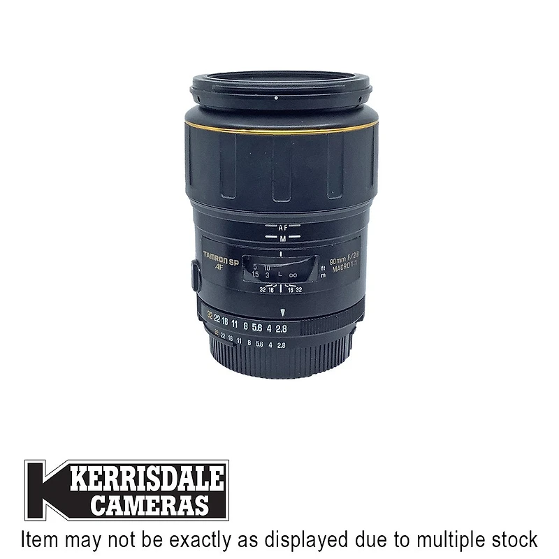 Tamron-Used 90mm F2.8 Macro 1:1 (172E / 272) Non AFS - Fair Conditon: Crack Screen - Nikon FX Mount - Used # 587.19715101