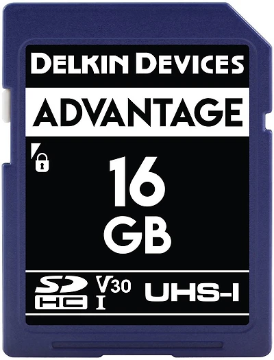 Delkin-Devices 16GB SDHC Advantage UHS-I V30