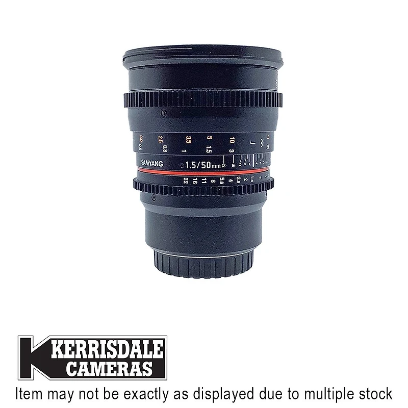 Samyang-Used 50mm T1.5 Cine (MF) - Micro Four Thirds Mount - Used # 587.19524701X