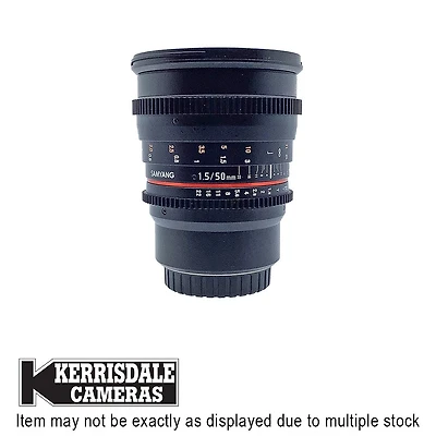 Samyang-Used 50mm T1.5 Cine (MF) - Micro Four Thirds Mount - Used # 587.19524701X