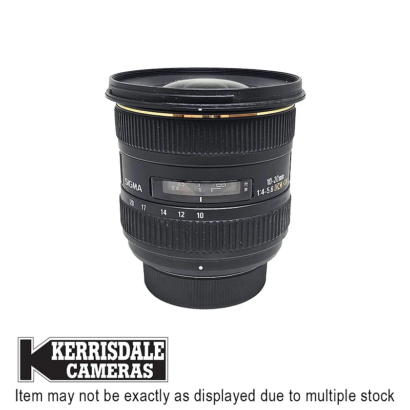 Sigma-Used 10-20mm F4-5.6 EX DC - Good Condition - Nikon DX Mount – Used # 587.25A1020