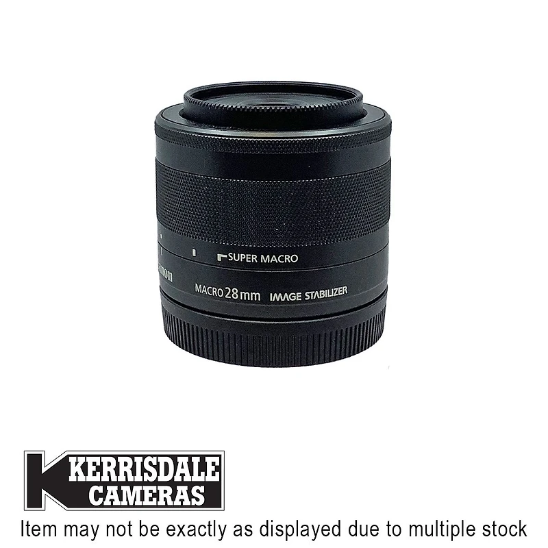 Canon-Used 28mm F3.5 Macro IS STM - Good Condition - Canon EFM Mount - Used # 587.156A28M