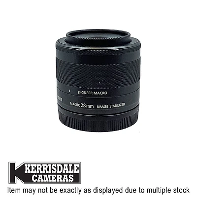 Canon-Used 28mm F3.5 Macro IS STM - Good Condition - Canon EFM Mount -  Used # 587.156A28M
