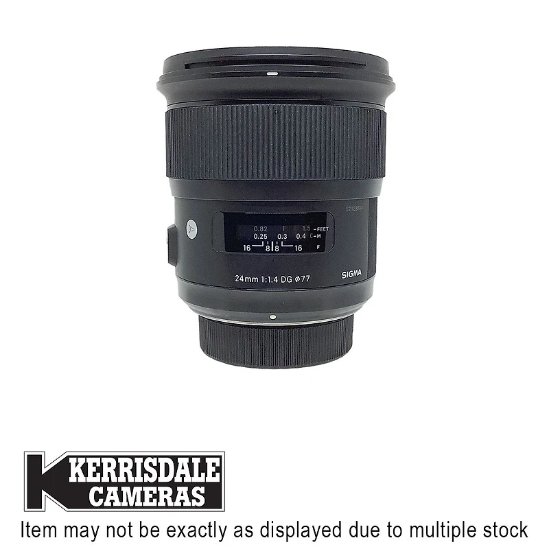 Sigma-Used 24mm F1.4 DG HSM ART - Good Condition - Nikon FX Mount – Used # 587.25A24ART