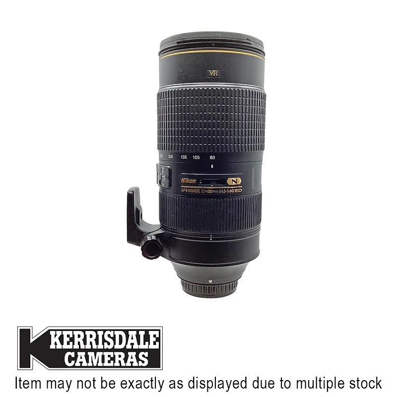 Nikon-Used 80-400mm F4.5-5.6 AFS VR Lens – Fair Condition - Dusty - Nikon FX Mount - Used # 587.20311800X