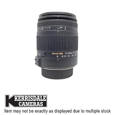 Sigma-Used 18-250mm F3.5-6.3 OS HSM DC - Good Condition - Nikon DX Mount - Used # 587.25A18250