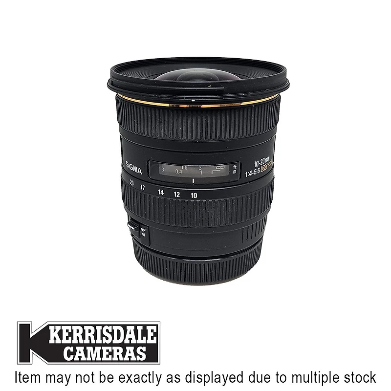 Sigma-Used 10-20mm F4-5.6 EX DC - Good Condition - Canon EFS Mount – Used # 587.156A1020