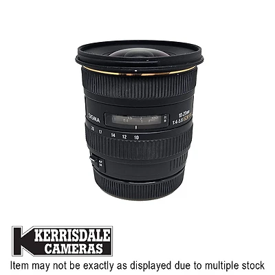Sigma-Used 10-20mm F4-5.6 EX DC - Good Condition - Canon EFS Mount – Used # 587.156A1020