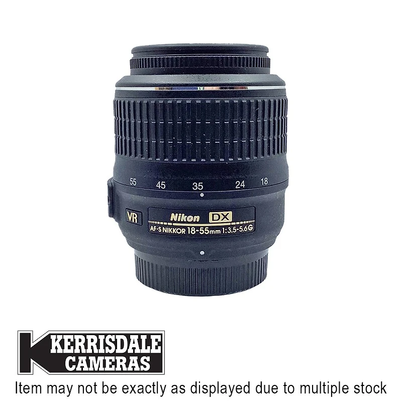 Nikon-Used 18-55mm F3.5-5.6 AF VR Lens – Good Condition - Nikon DX Mount – Used # 587.25A1855V