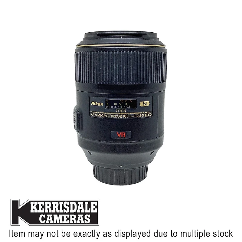 Nikon-Used 105mm F2.8 Micro VR - Good Condition - Nikon FX Mount – Used # 587.25A105MV