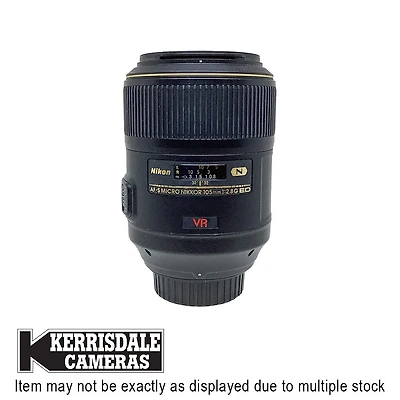 Nikon-Used 105mm F2.8 Micro VR - Good Condition - Nikon FX Mount – Used # 587.25A105MV