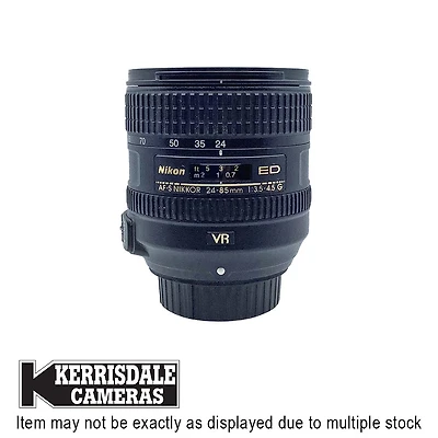 Nikon-Used 24-85mm F3.5-4.5 AFS G ED VR – Good Condition - Nikon FX Mount – Used # 587.25A2485V
