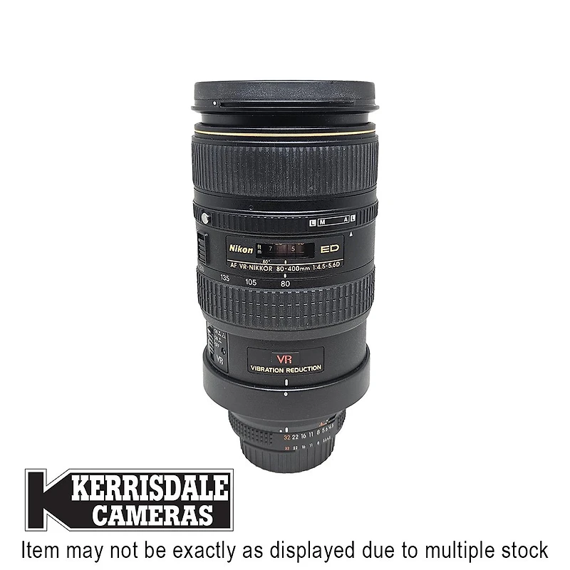 Nikon-Used 80-400mm F4.5-5.6 AFD VR - Good Condition - Nikon FX Lens – Used # 587.25A80400
