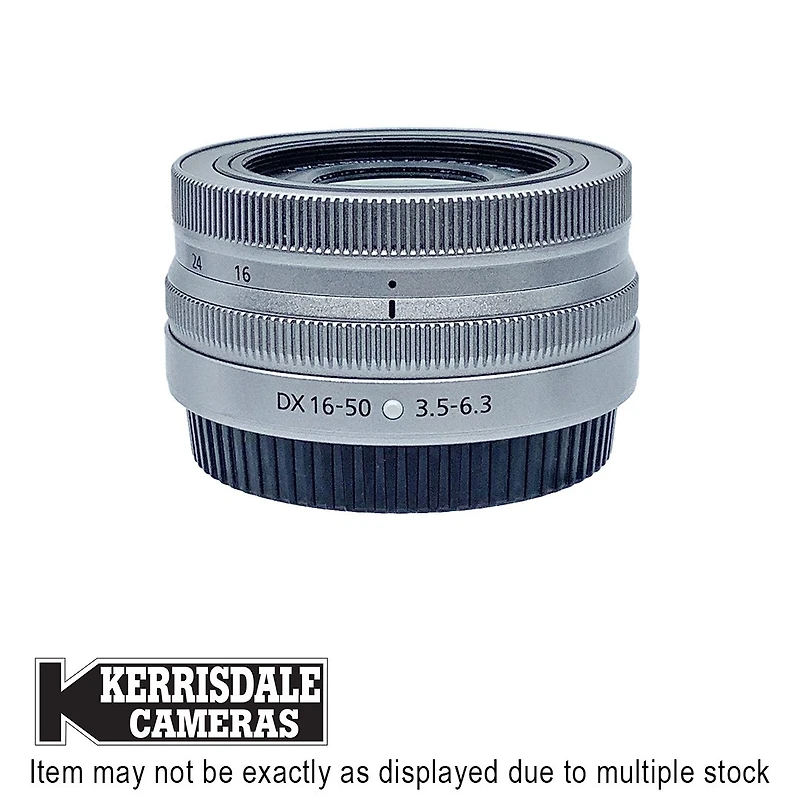 Nikon-Used 16-50mm F3.5-6.3 VR (Silver) – Good Condition - Nikon Z DX Mount – Used # 587.25A1650ZS