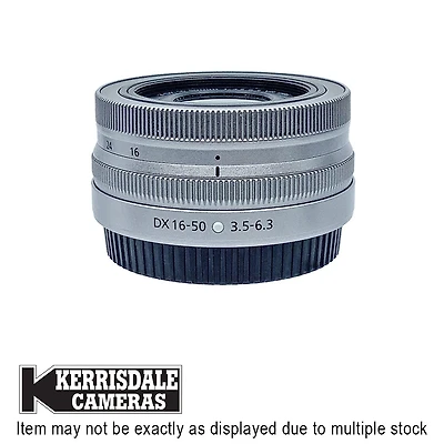 Nikon-Used 16-50mm F3.5-6.3 VR (Silver) – Good Condition - Nikon Z DX Mount – Used # 587.25A1650ZS