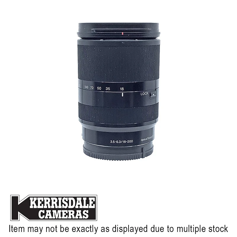 Sony-Used 18-200mm F3.5-6.3 OSS LE - Good Condition - Sony E Mount - Used # 587.575A18200LE