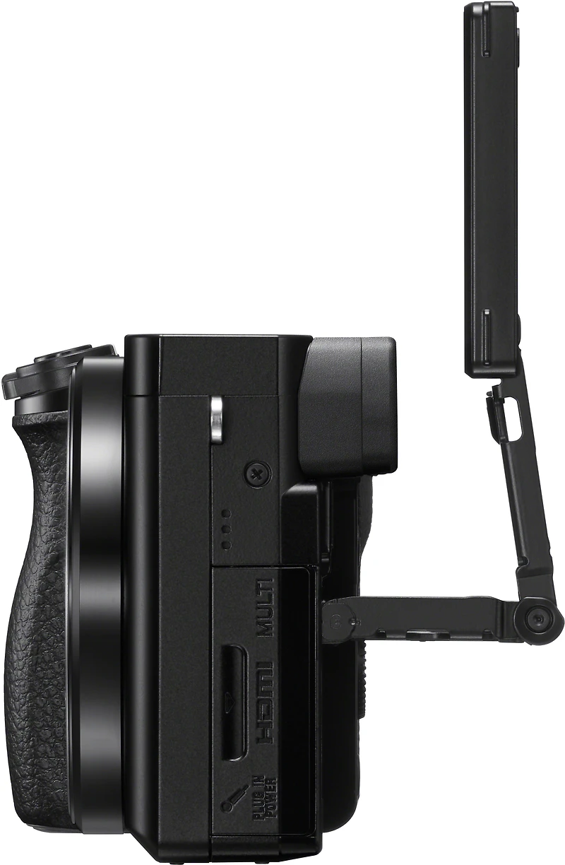 Sony A6100 Interchangeable Lens Camera with E PZ 16-50mm f3.5-5.6 OSS II Lens - Black