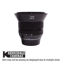 Zeiss-Used 12mm F2.8 Touit - Good Condition - Fujifilm X Mount