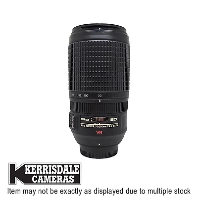 Nikon-Used 70-300mm F4.5-5.6 VR AFS G - Good Condition - Nikon FX Mount– Used # 587.25A70300V