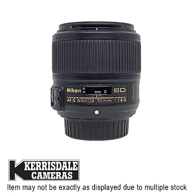 Nikon-Used 35mm F1.8 G ED AFS Lens – Good Condition - Nikon FX Mount – Used # 587.25A35FX