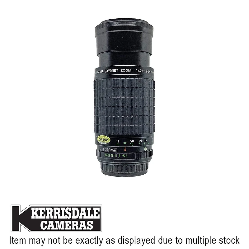 Pentax-Used 80-200mm F4.5 (MF) – Good Condition -  Pentax/Takumar PKM Mount – Used # 587.47480200