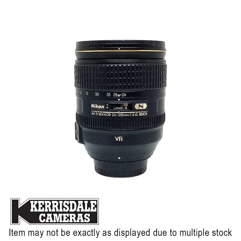 Nikon-Used 24-120mm F4 AFS G ED VR – Good Condition - Nikon FX Mount – Used # 587.25A24120G