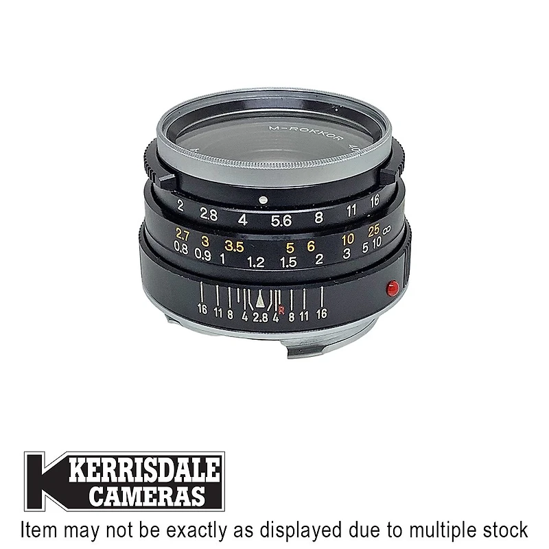 Minolta-Used 40mm F2 (MF) - Fair Condition - Light Haze - Leica M Mount - Consignment # 588.32433