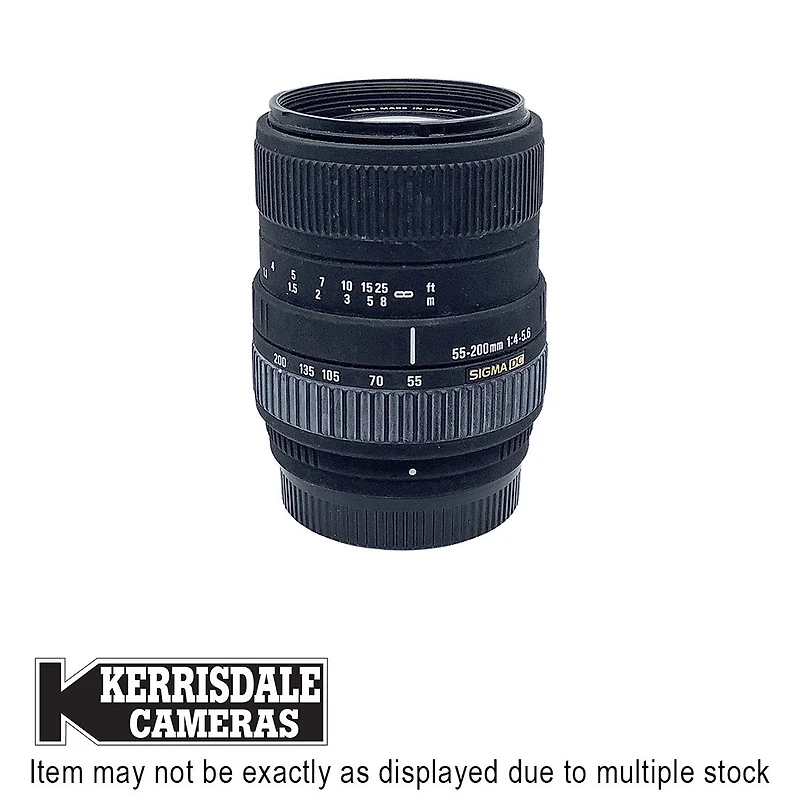 Sigma-Used 55-200mm F4-5.6 DC - Pentax AF Mount – Used # 587.20629105
