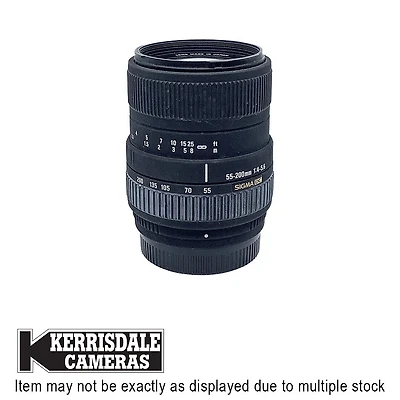 Sigma-Used 55-200mm F4-5.6 DC - Pentax AF Mount – Used # 587.20629105