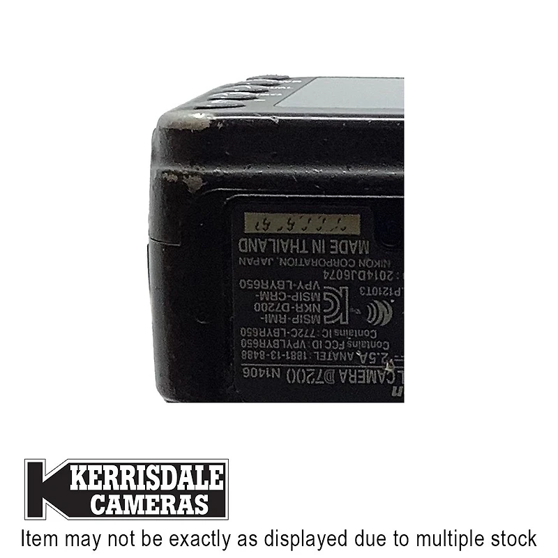 Nikon-Used D7200 24MP HD WiFi NFC – Fair Condition - Body Wear - Shutter Count 37,500 - Nikon DX Mount – Used # 587.20614800X