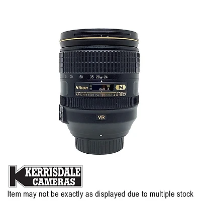 Nikon-Used 24-120mm F4 AFS G VR - Fair Conditon – Nikon FX Mount – Used # 587.25A24120GF