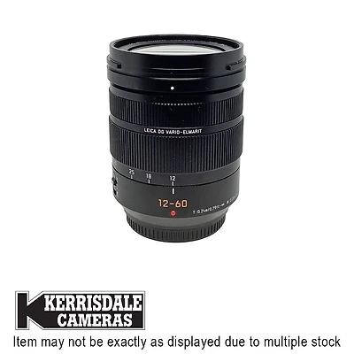 Panasonic-Used 12-60mm F2.8-4 Power OIS Leica DG Vario-Elmarit – Good Condition - Micro Four Thirds Mount  – Used # 587.471A1260L