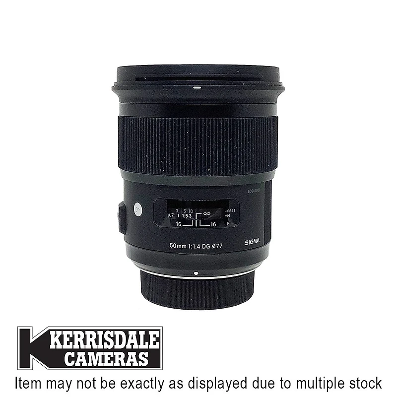 Sigma-Used 50mm F1.4 ART DG HSM - Good Condition - Nikon FX Mount – Used # 587.25A14ART