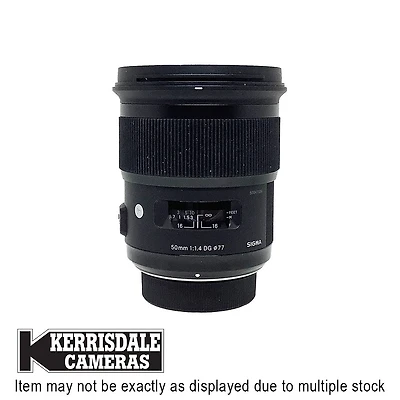 Sigma-Used 50mm F1.4 ART DG HSM - Good Condition - Nikon FX Mount – Used # 587.25A14ART
